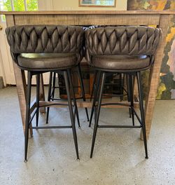 Swivel Bar Stools (Set of 4)