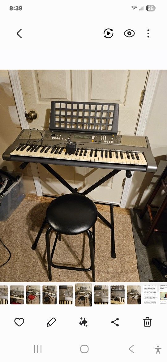 Yamaha YPT-310 Portable Keyboard 