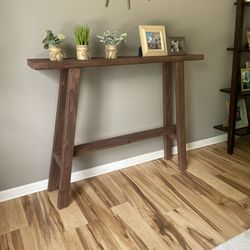 Wood Console Table 