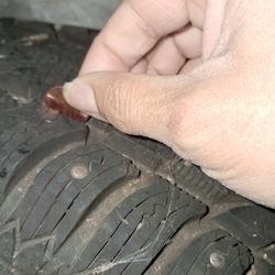 4 Fitted Studded Snow Tires