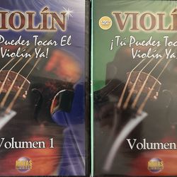COMPLETE VIOLIN METHOD- 2-DVD SET in SPANISH.