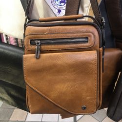 Leather Unisex Crossbody Messenger Bag 