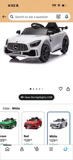 Mercedes-Benz Kids Electric Car