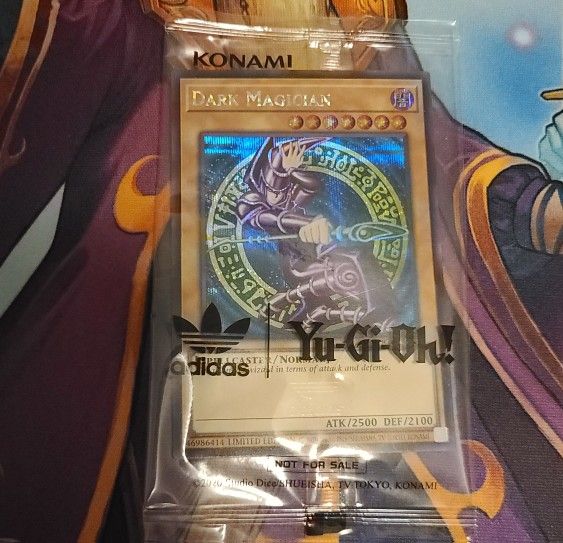 Yugioh Dark Magician Adidas Promo Card