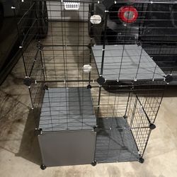 Cat Cage Indoor With Litter Box