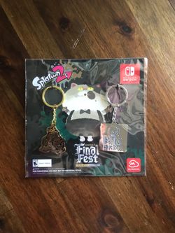 Comic Con Exclusive Splatoon 2 Key Chain Set