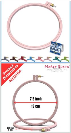 Maker Susan Embroidery Frame Pink