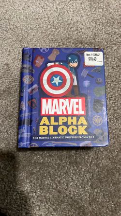 Marvel Alpha Block Book