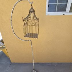 Antique Bird Cage Or Plant Stand 🐦 