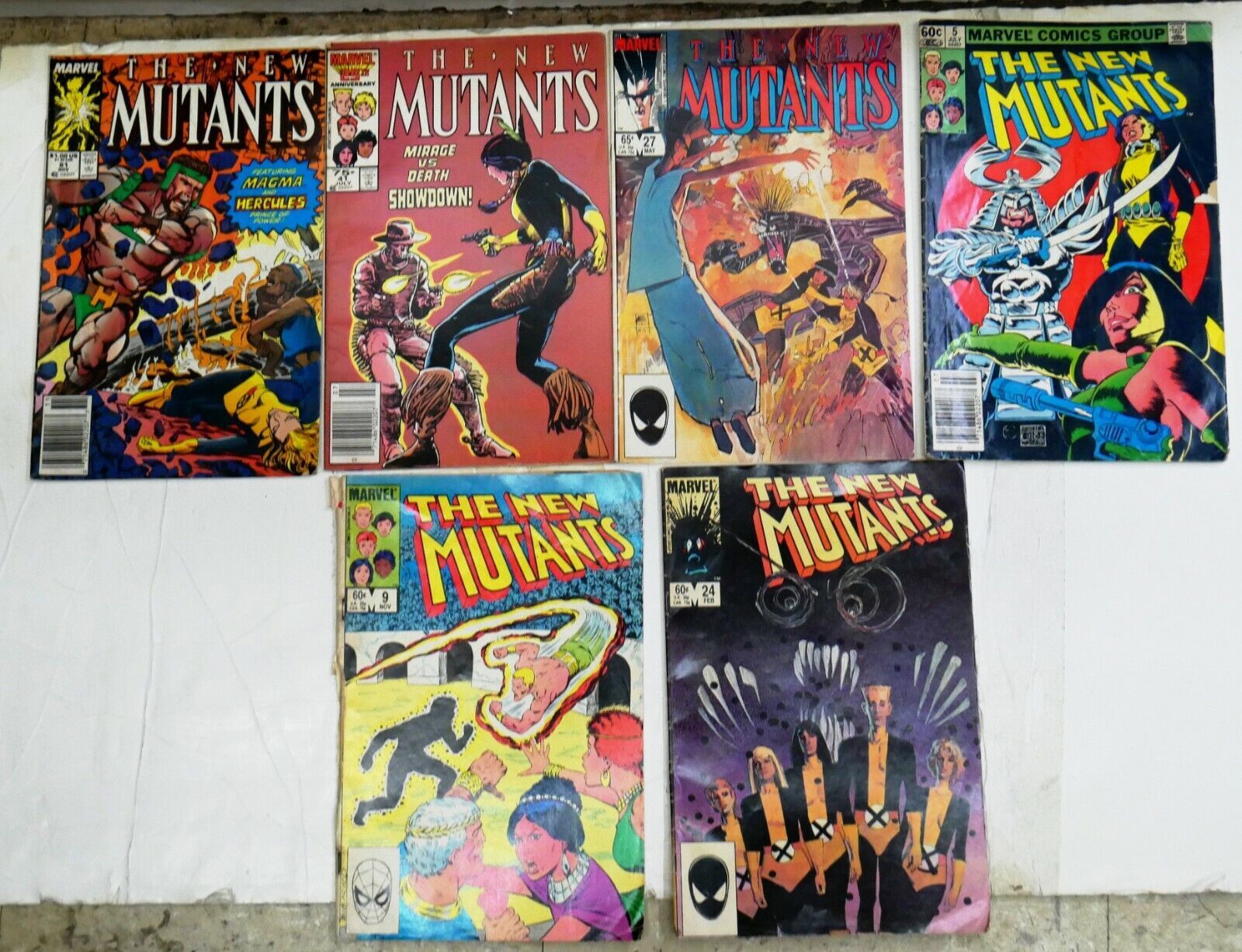 THE NEW MUTANTS (9 NOV) (27 MAY) (24 FEB) (41 JULY) (5 JULY) (81 NOV) #(contact info removed)00223