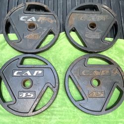 CAP OLYMPIC  EASY GRIP CADDY (2 PAIRS ) OF 45 LB. PLATES