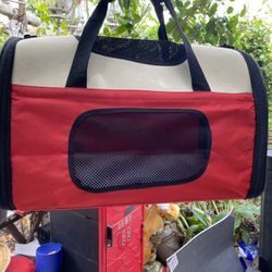 dog/cat small carrier bag ~ lightweight w/ vents