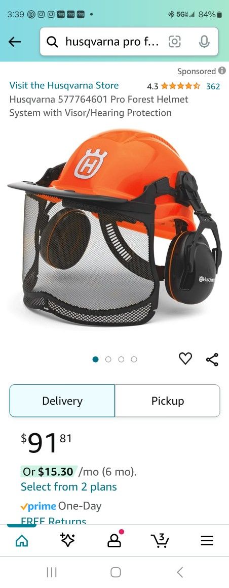 Husqvarna pro forest Helmet