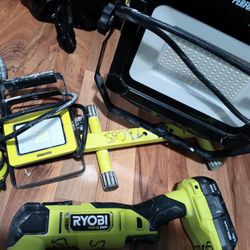 Ryobi Oscillating Tool and Lights