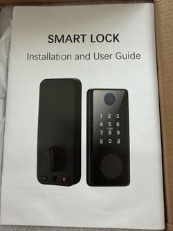 New Veise Fingerprint Smart Lock - Keyless Entry Deadbolt (Never Used)