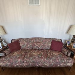 Free Couch, 3 Chairs And Tv Stand 