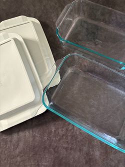 Pyrex Lasagna Bakers with Lids OBO