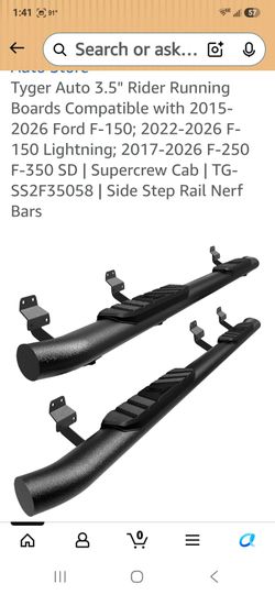 New! Tyger Running Nerf Bars Ford F150  Supercrew