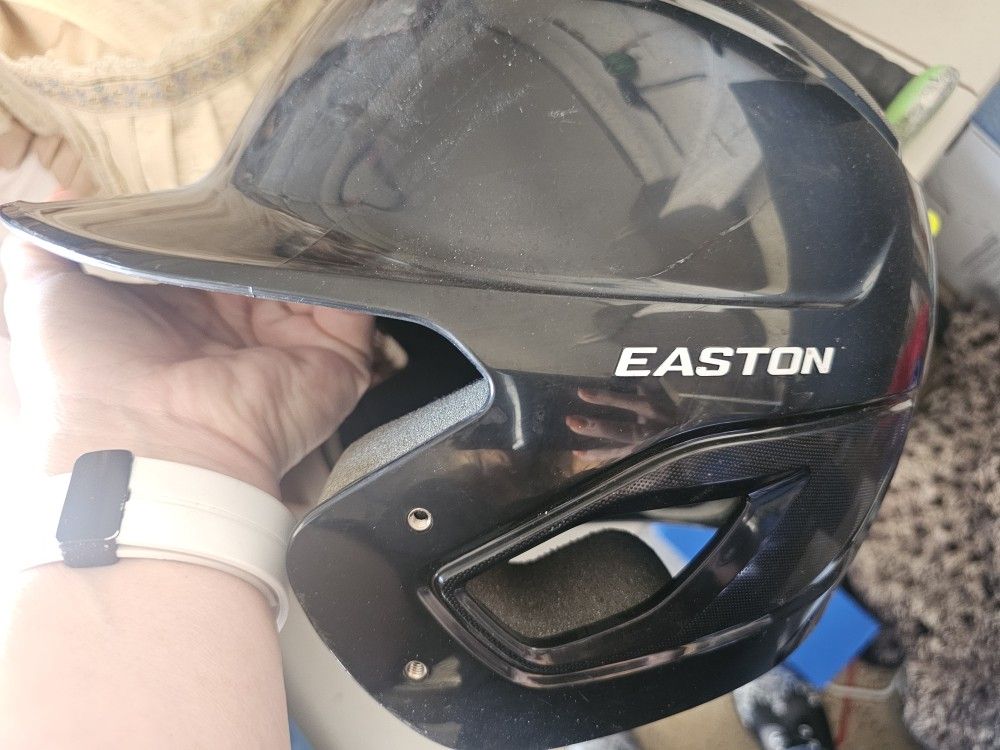 Boys Black Easton Baseball Helmet