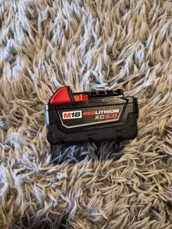 Milwaukee 18v XC 6.0 battery