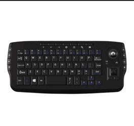 Wireless Trackball Mouse Keyboard Combo 2.4GHz for PC/TV Box