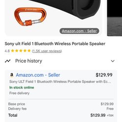 Sony Bluetooth Speaker 