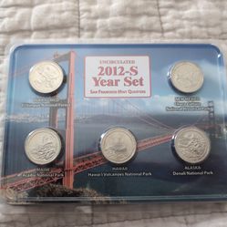 2012 S year set San Francisco mint Quarters