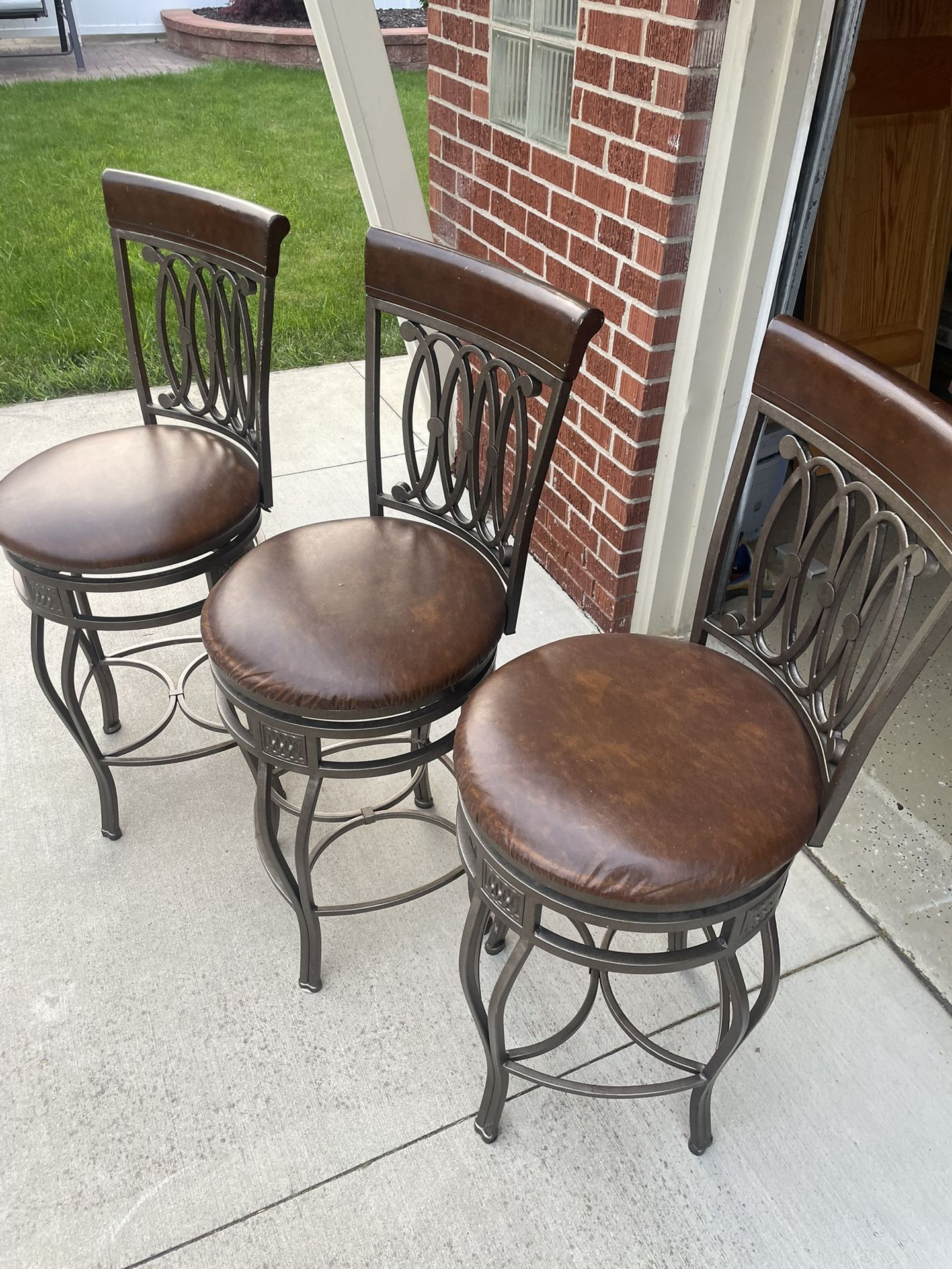 Three Bar Stools