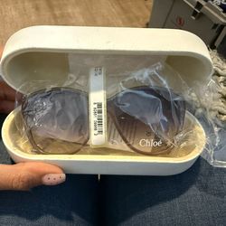 Chloé CL2187 Oversized Brown Sunglasses Plastic Frame 140mm Women's