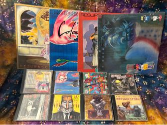 Resurrection band collection of LP and CDs
