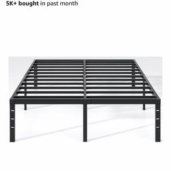 Metal bed black king