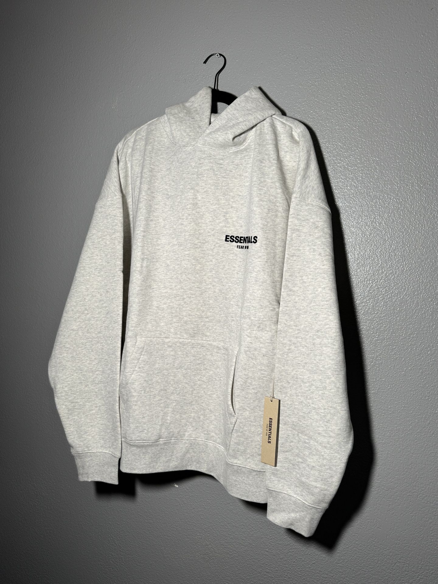 ESSENTIALS LIGHT OATMEAL HOODIE