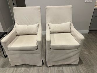 Slip Cover Arm Chairs