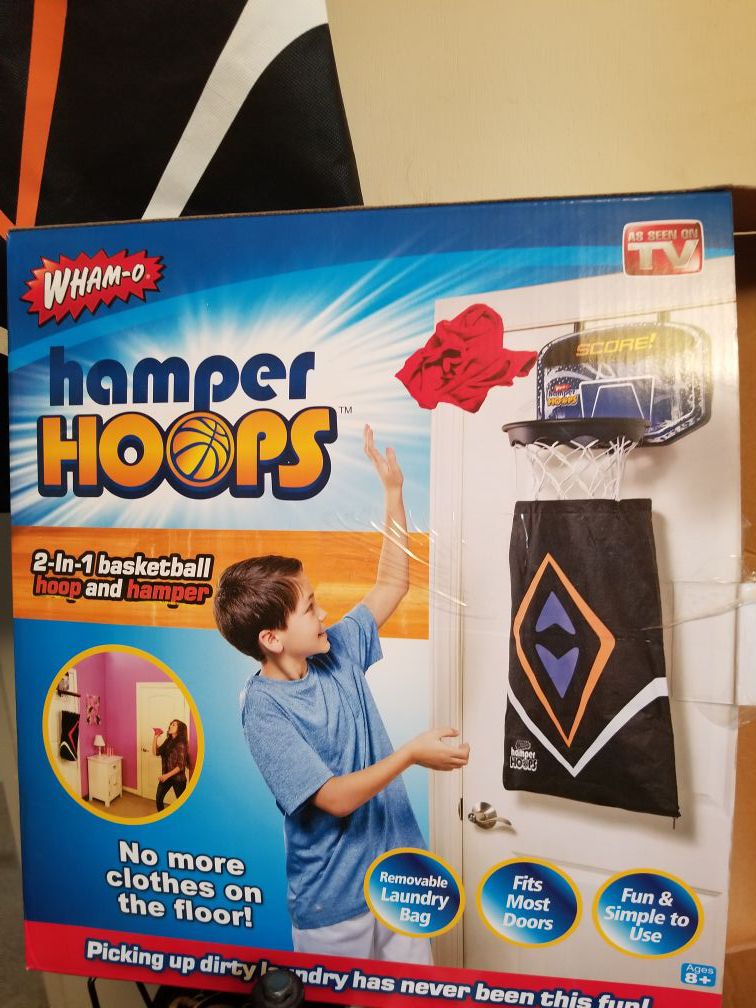2 in 1 basketball hoop and hamper
