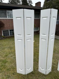 4 Pocket Doors Painted
