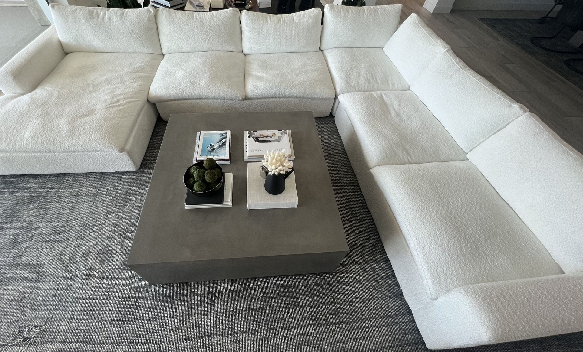 White Sectional Couch