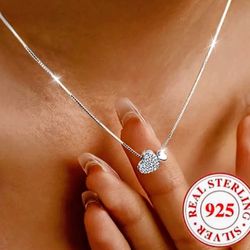 Sterling Silver Heart Necklace