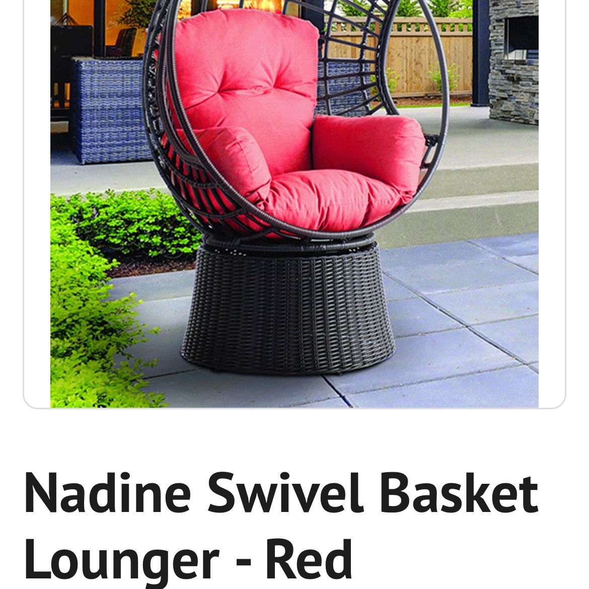 Brand New Swivel Egg Chair (store price $999.99)