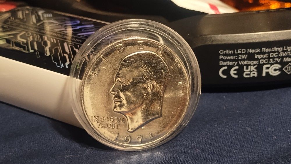 1971 D Eisenhower Dollar Coin