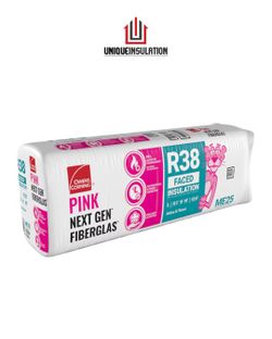 Owens Corning R-38 Attic Insulation – Kraft Faced Batt – New