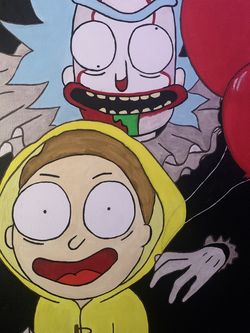 Rick An Morty Painting