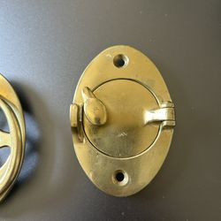 Solid Brass Vintage Peephole Doorknocker