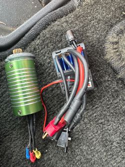 Brushless 1/16 esc motor Combo with remote and 2s lipo