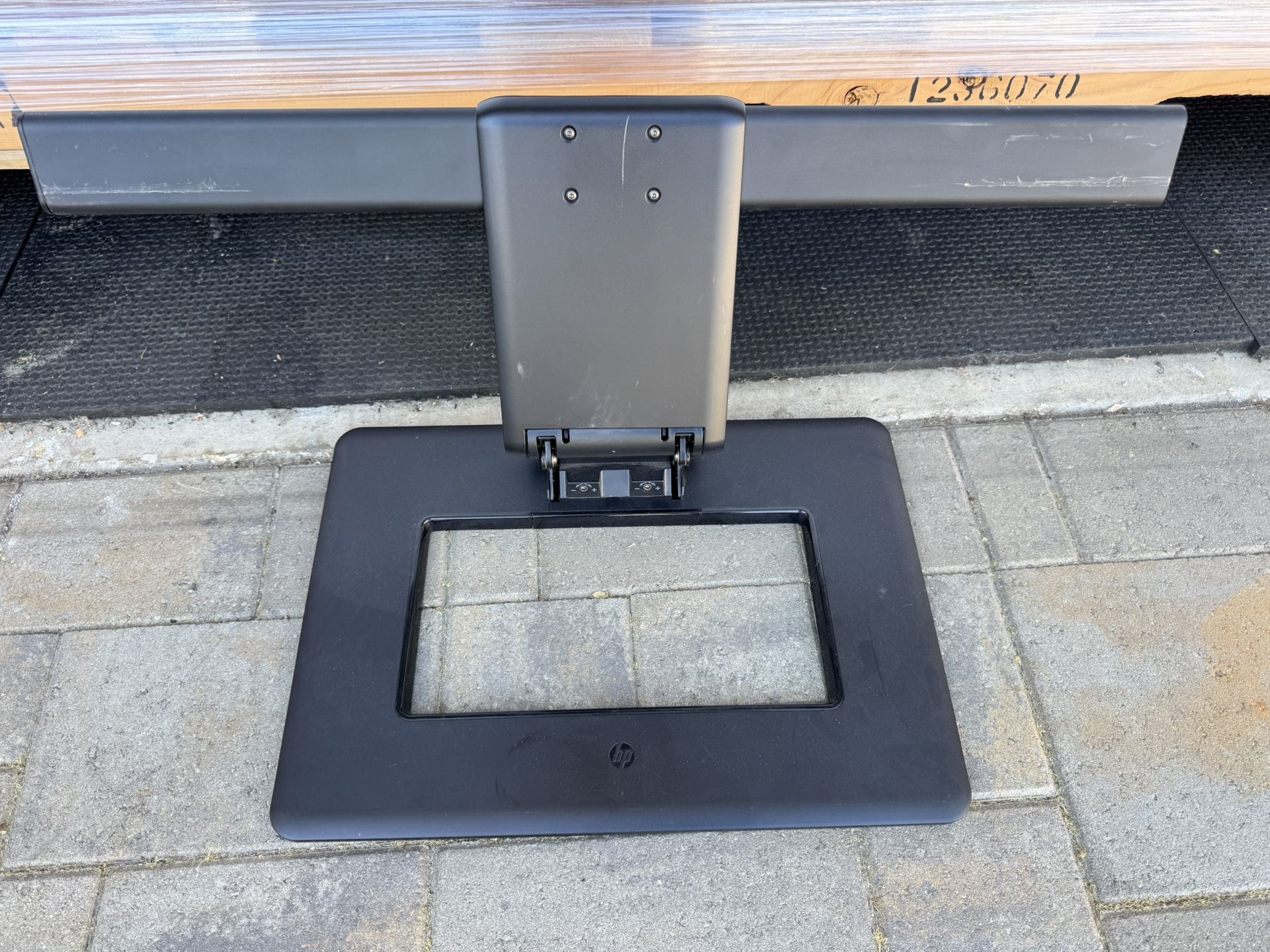 Dual Monitor Stand with Two 23” Monitors $50
