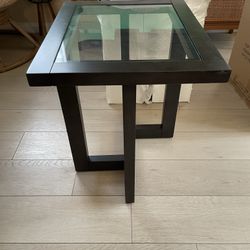Landing End Table- Set Of 2 Deep Charcoal Color