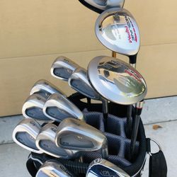 Men’s Golf Set irons 5-9i, PW, AW, SW, Adams Redline Driver
