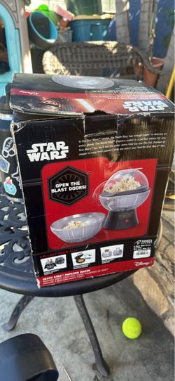 Disney Star Wars Death Star Hot Air Popcorn Maker Popper Removable Bowl