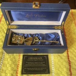 Golden Dipped Rose / 24k Gold Dipped Rose 