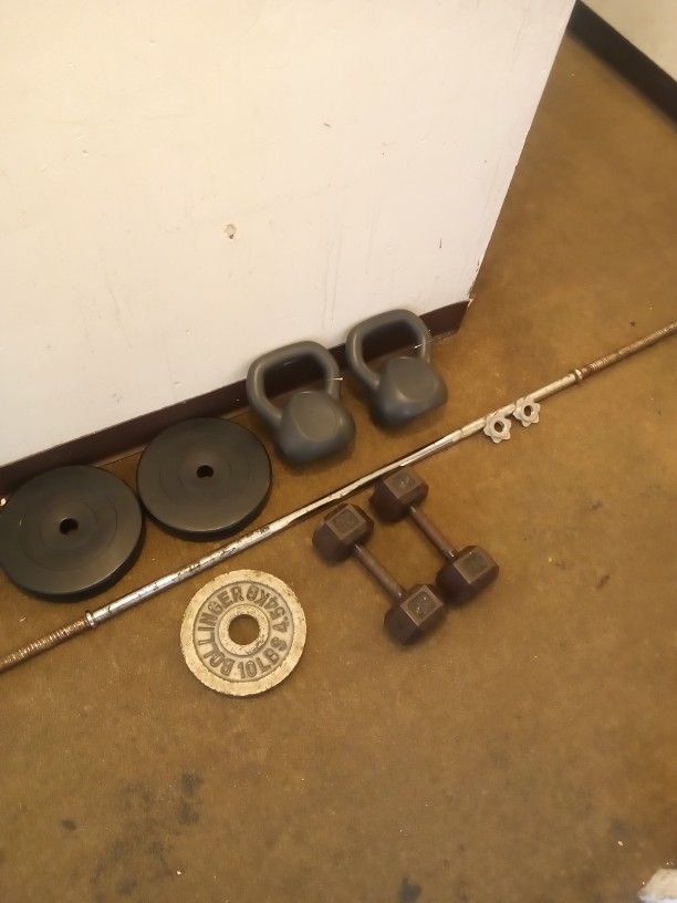 Weights.
