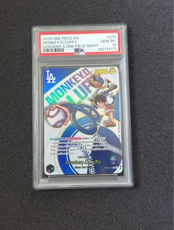 One Piece Dodgers PSA10